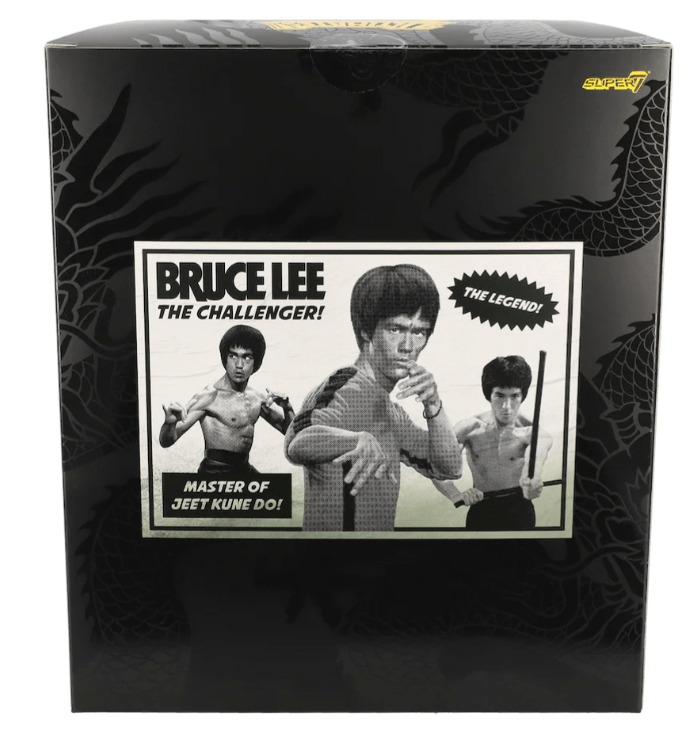 Bruce Lee Hollywood Icons Figure - Box Back side