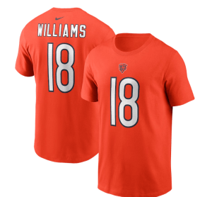 Caleb Williams Name and Number Orange T-Shirt