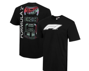2024 Las Vegas Formula 1 t-shirt Front & Back